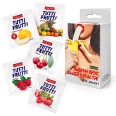 Набор из 5 саше съедобных смазок Tutti-Frutti - Биоритм - купить с доставкой в Коломне