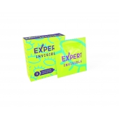 Ультратонкие презервативы Expert Invisible - 3 шт. - Expert - купить с доставкой в Коломне