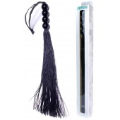 Черная силиконовая плеть - 37 см. - Boys of Toys - купить с доставкой в Коломне