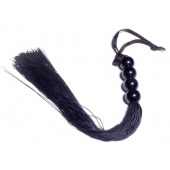 Черная силиконовая плеть - 37 см. - Boys of Toys - купить с доставкой в Коломне