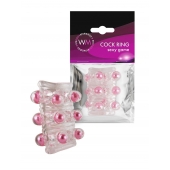 Прозрачная сквозная насадка на пенис с цветными шариками - Erowoman-Eroman - в Коломне купить с доставкой