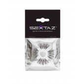 Эластичное эрекционное кольцо с черными «ресничками» - Sextaz - в Коломне купить с доставкой