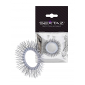 Круглое эрекционное кольцо с «ресничками» - Sextaz - в Коломне купить с доставкой