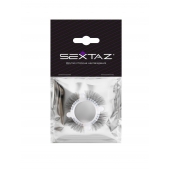 Эластичное кольцо с «ресничками» и 4 шариками - Sextaz - в Коломне купить с доставкой