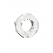 Прозрачное эрекционное кольцо в форме гайки - Sex Expert - в Коломне купить с доставкой