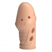 Телесная насадка на пенис Booker - 8 см. - Baile - в Коломне купить с доставкой