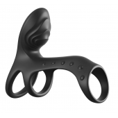 Черная насадка на пенис Ultimate Couples Cage Pro - Pipedream - в Коломне купить с доставкой