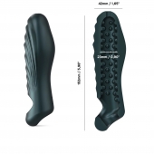 Серая силиконовая насадка на пенис с подхватом Manwan Ryzer - Manwan - в Коломне купить с доставкой