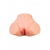 Телесный реалистичный мастурбатор-полуторс с 2 любовными входами - No Name - в Коломне купить с доставкой