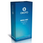 Презервативы OKOTO Mega Mix - 18 шт. - Sitabella - купить с доставкой в Коломне