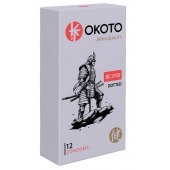 Точечные презервативы OKOTO Dotted - 12 шт. - Sitabella - купить с доставкой в Коломне