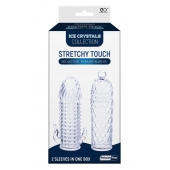 Набор из 2 прозрачных насадок на член Seductive Tickler Sleeves Set - NMC - в Коломне купить с доставкой