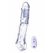 Прозрачная насадка-удлинитель Length Enhancer With Bullet с подхватом - 22,3 см. - NMC - в Коломне купить с доставкой