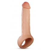 Телесная насадка-удлинитель Thrive 8.75 Inch Realistic Penis Extender Sleeve - 22,2 см. - Blush Novelties - в Коломне купить с доставкой