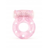 Розовое эрекционное виброкольцо с бабочкой - 1137 - в Коломне купить с доставкой