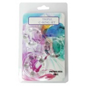 Набор из 3 эрекционных прозрачных колец - Boys of Toys - в Коломне купить с доставкой