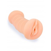 Телесный двусторонний мастурбатор с вибропулей и эрекционными кольцами в комплекте - Sexy Girl - в Коломне купить с доставкой