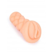 Телесный мастурбатор-вагина с вибропулей и эрекционными кольцами в комплекте - Sexy Girl - в Коломне купить с доставкой