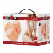 Телесный мастурбатор Liora с 2 любовными тоннелями - Baile - в Коломне купить с доставкой