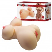 Телесный мастурбатор-торс Fiona - Baile - в Коломне купить с доставкой