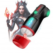 Интерактивный мастурбатор Raven с вакуумом, вибрацией и подсветкой - Shots Media BV - в Коломне купить с доставкой