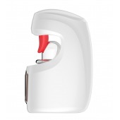 Белый мастурбатор с язычком и возвратно-поступательными движениями - Secwell - в Коломне купить с доставкой