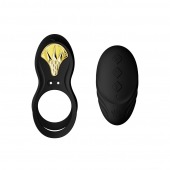 Черное эрекционное виброкольцо Bayek с пультом ДУ - Zalo - в Коломне купить с доставкой