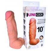 Фаллическая насадка Харнесс UNICOCK 10  - 25 см. - LOVETOY (А-Полимер) - купить с доставкой в Коломне