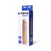 Реалистичная насадка с ярко выраженной головкой - 16,5 см. - A-toys - в Коломне купить с доставкой