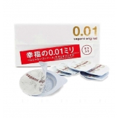 Супер тонкие презервативы Sagami Original 0.01 - 5 шт. - Sagami - купить с доставкой в Коломне