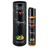 Массажное масло с ароматом экзотических фруктов Huile de Massage Gourmande Fruits Exotiques - 59 мл. - Plaisir Secret - купить с доставкой в Коломне