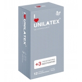 Презервативы с точками Unilatex Dotted - 12 шт. + 3 шт. в подарок - Unilatex - купить с доставкой в Коломне