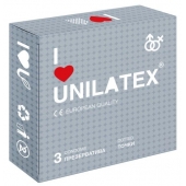 Презервативы с точками Unilatex Dotted - 3 шт. - Unilatex - купить с доставкой в Коломне