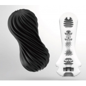 Мастурбатор FLEX Rocky Black с плотным рельефом - Tenga - в Коломне купить с доставкой