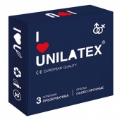 Ультрапрочные презервативы Unilatex Extra Strong - 3 шт. - Unilatex - купить с доставкой в Коломне