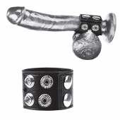 Ремень на член и мошонку 1.5  Cock Ring With Ball Strap - BlueLine - купить с доставкой в Коломне