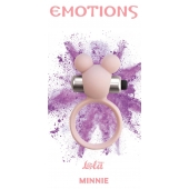 Розовое эрекционное виброколечко Emotions Minnie Light pink - Lola Games - в Коломне купить с доставкой