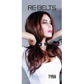 Чёрный кожаный чокер-кляп Tyra Black - Rebelts - купить с доставкой в Коломне
