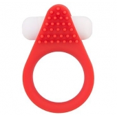Красное эрекционное кольцо LIT-UP SILICONE STIMU RING 1 RED - Dream Toys - в Коломне купить с доставкой