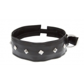 Полиуретановый ошейник с пуклями Collar with Studs - Blush Novelties - купить с доставкой в Коломне