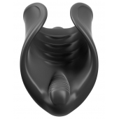 Чёрный мастурбатор Vibrating Silicone Stimulator с вибрацией - Pipedream - в Коломне купить с доставкой