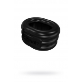 Чёрное эрекционное виброкольцо Stretch - Bathmate - в Коломне купить с доставкой