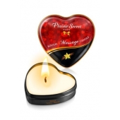 Массажная свеча с ароматом ванили Bougie Massage Candle - 35 мл. - Plaisir Secret - купить с доставкой в Коломне