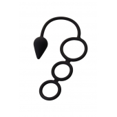 Тройное эрекционное кольцо с анальным хвостом Drop S-size - Erotist Adult Toys - в Коломне купить с доставкой