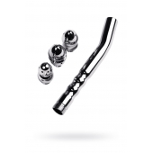 Металлический анальный душ с тремя насадками - ToyFa - купить с доставкой в Коломне