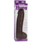 Большая насадка для трусиков Vac-U-Lock Realistic Hung - 31,7 см. - Doc Johnson - купить с доставкой в Коломне