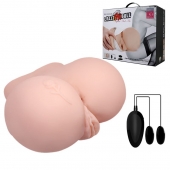 Вагина и анус с вибрацией CrazyBull Vagina and Ass - Baile - в Коломне купить с доставкой