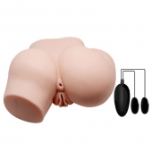 Телесный полуторс с двумя любовными тоннелями и вибрацией - Baile - в Коломне купить с доставкой