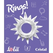 Прозрачное эрекционное кольцо Rings Cristal - Lola Games - в Коломне купить с доставкой