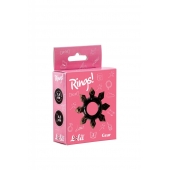 Чёрное эрекционное кольцо Rings Gear - Lola Games - в Коломне купить с доставкой